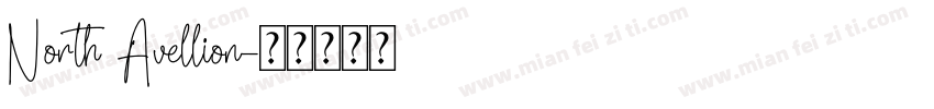 North Avellion字体转换